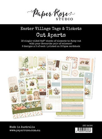 Easter Village - Tags & Tickets Cut Aparts