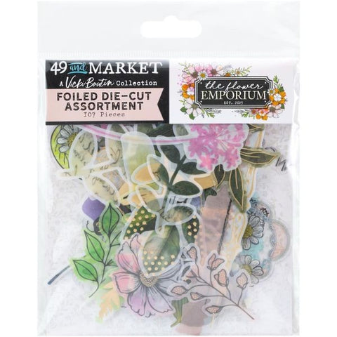 Flower Emporium - Die Cuts -Foiled