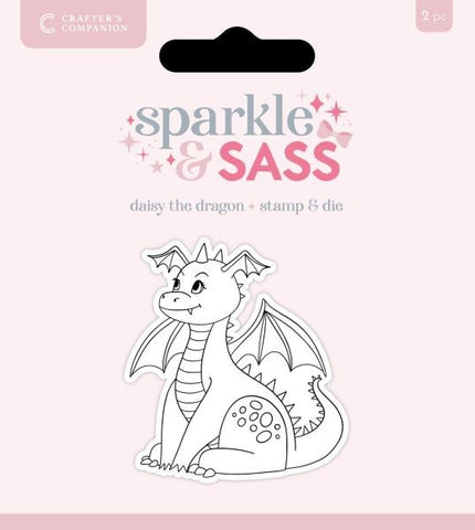 Sparkle & Sass - Daisy the Dragon - Stamp & Die Set