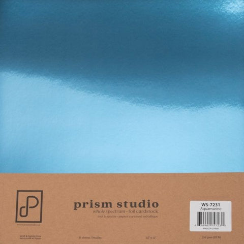 Whole Spectrum Foil Cardstock - Aquamarine