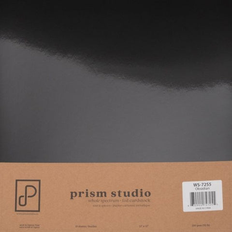 Whole Spectrum Foil Cardstock - Obsidian