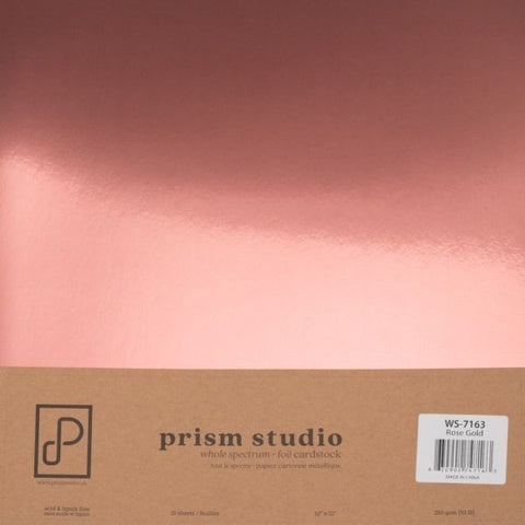 Whole Spectrum Foil Cardstock - Rose Gold