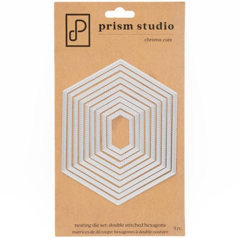 Nesting Double Stitched Hexagons - Dies