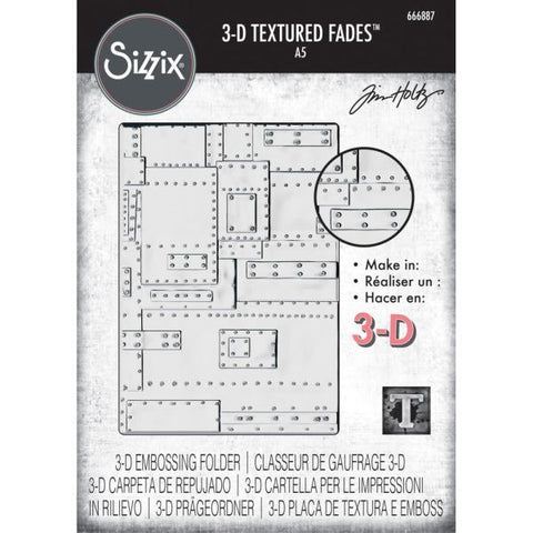 Foundry - A5 3D Embossing Folder