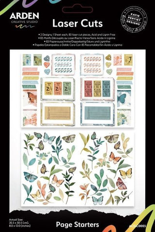 Page Starters - Laser Cuts