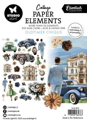 Oldtime Chique Essentials - Die Cut Elements