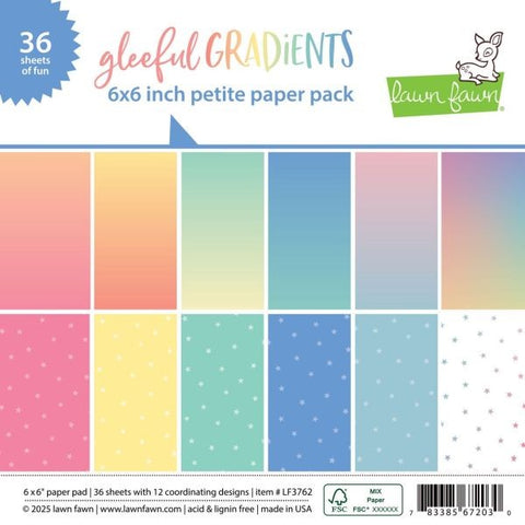 Gleeful Gradients - 6x6 Petite Paper Pack