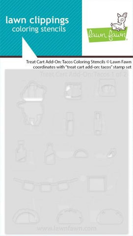 Treat Cart Add-On:  Tacos - Coloring Stencils