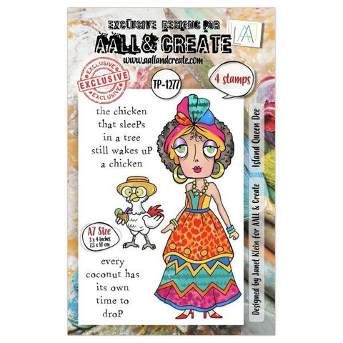 Island Queen Dee - Clear Stamps