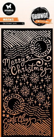 Grunge Collection - Stencil - Christmas Post