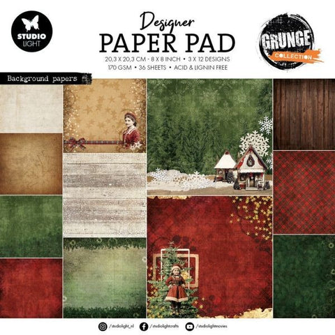 Grunge Collection - Paper Pad - Background Paper