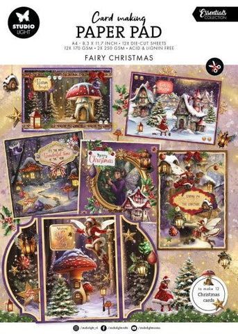 Fairy Christmas - Card Making Pad