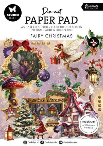 Fairy Christmas - Die Cut Paper Pad