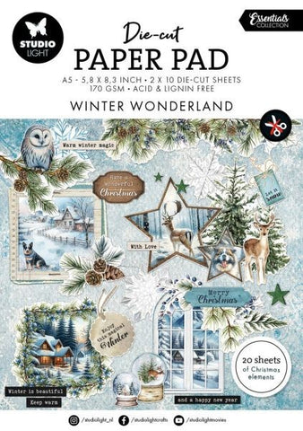 Winter Wonderland - Die Cut Paper Pad