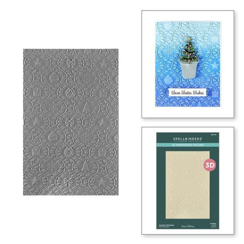 Country Christmas Collection - Country Christmas 3D Embossing Folder