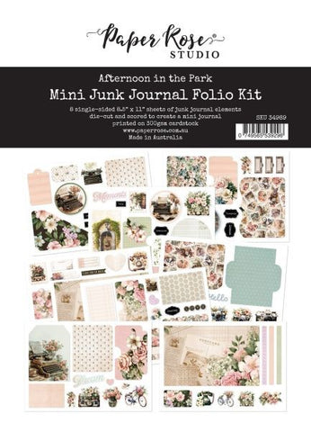 Afternoon in the Park - Mini Junk Journal Folio Kit
