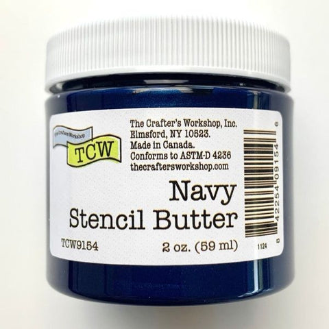 Stencil Butter - Navy