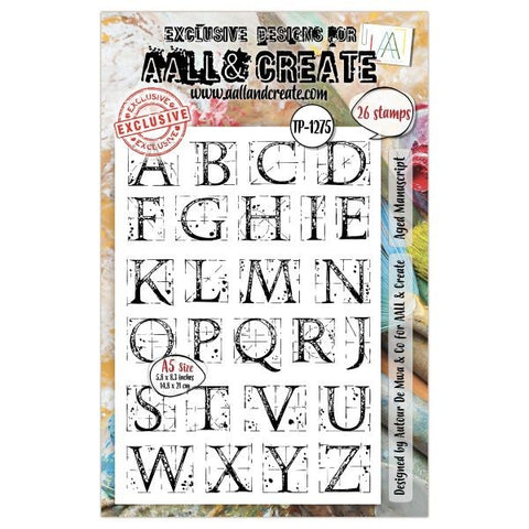 Aged Manuscript - Clear Stamps