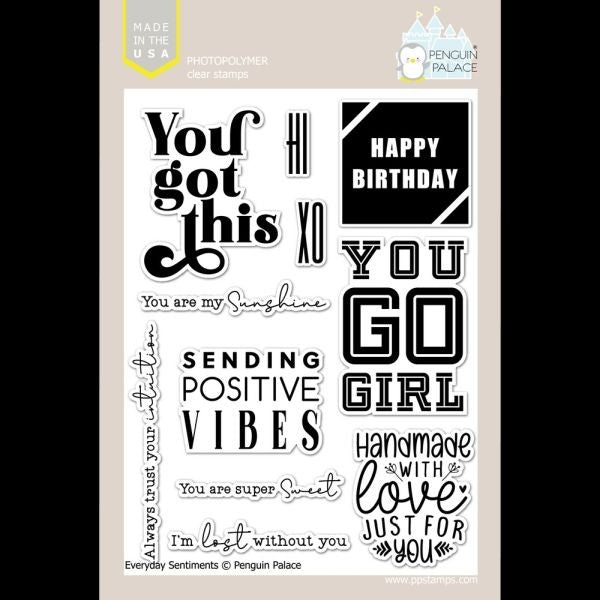 Everyday Sentiments - Clear Stamps – Scrap Addicts