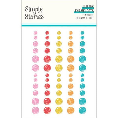 Fun Times - Glitter Enamel Dots