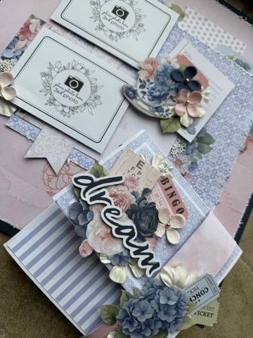 Indigo Bloom - Flip Folio Album & Layout Class - Saturday, August 23 @ 10am