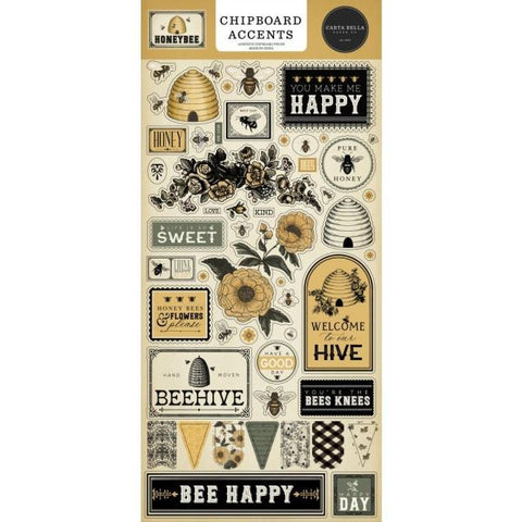 Honey Bee - Chipboard Icons