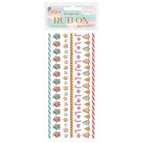 Candy Christmas - Rub Ons - Stripes