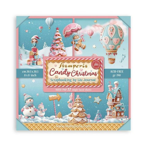 Candy Christmas - 8x8 Paper Pack - Single Sided
