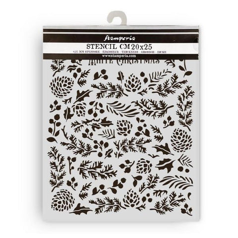 The Owl's House - Stencil - Pine Cones