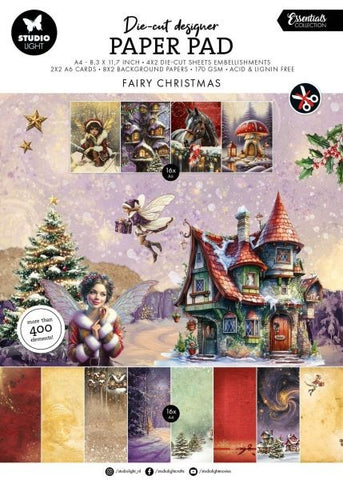 Fairy Christmas Essentials - Die Cut Paper Pad
