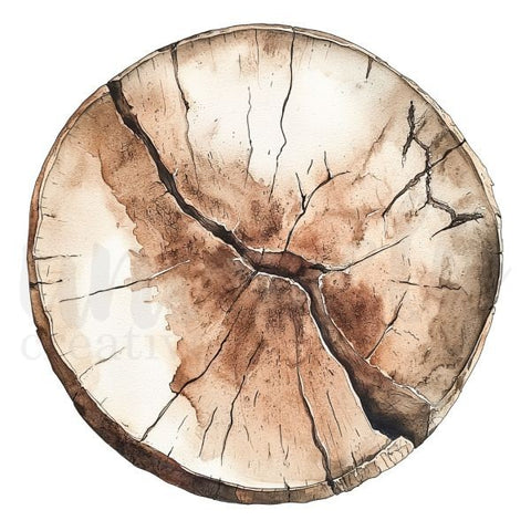 Field Notes - Tree Ring Slice Decoaative Base Layer