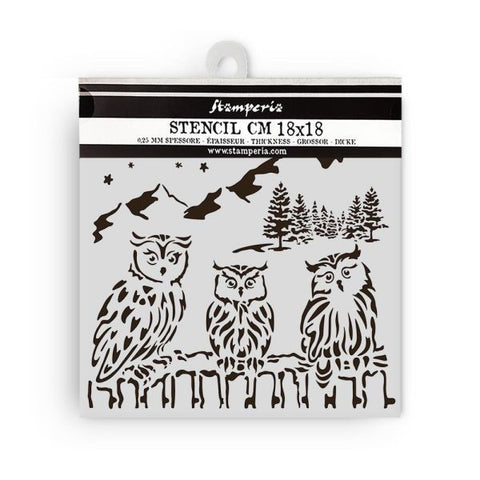 The Owl's House - Stencil - Owls