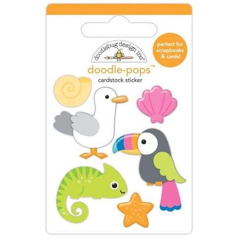 Summer Fun - Doodle Pops - Tropical Trio