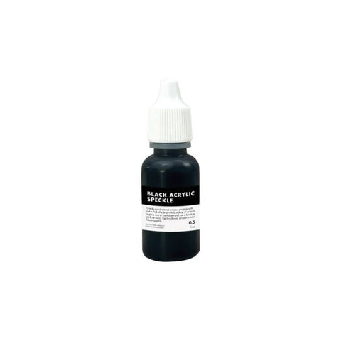 Black Acrylic Speckle Ink
