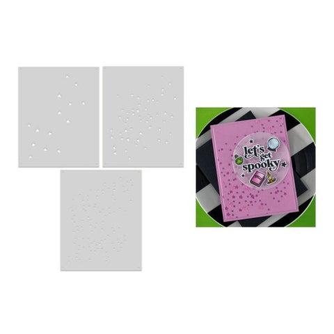 Hocus Pocus Collection - Layering Scattered Stars Stencils
