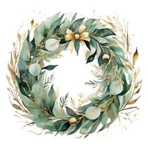 Golden Evergreen - Wreath