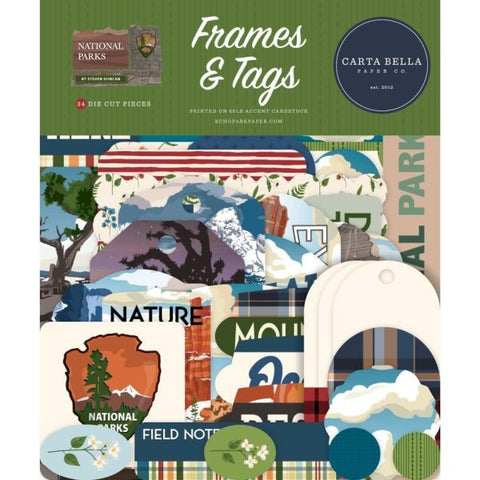 National Parks - Ephemera - Frames & Tags