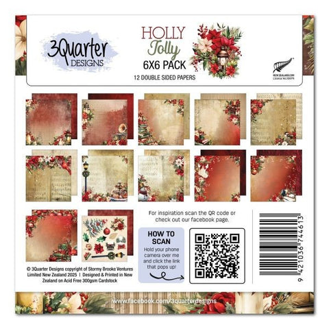 Holly Jolly - 6x6 Paper Pack