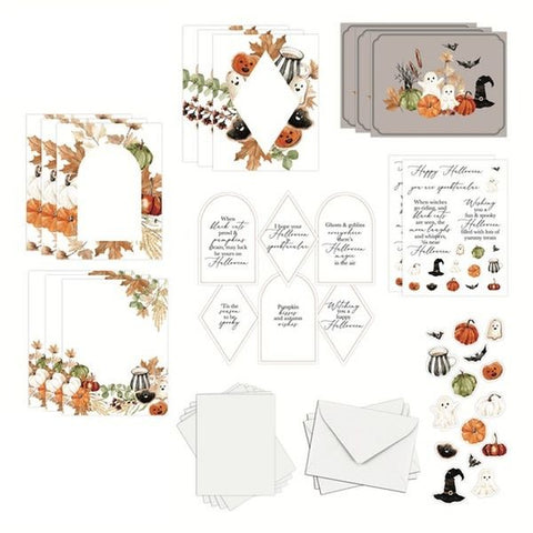 Cozy Halloween Card Kit
