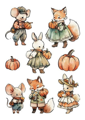 Autumn Tails  - Clear Stamps