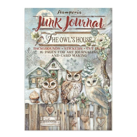 The Owl's House - Junk Journal Backgrounds, Stickers & Cut Outs