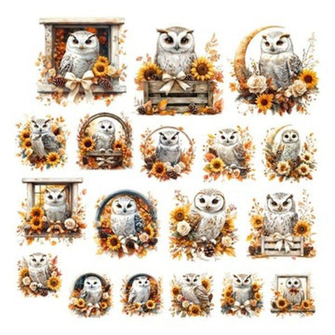 Autumn Owl Ephemera Pack
