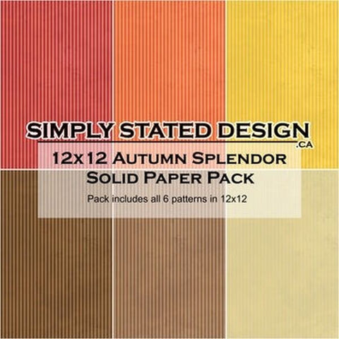 Autumn Splendor - 12x12 Collection Pack - Solids