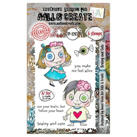 Brainy and Cute - Clear Stamps