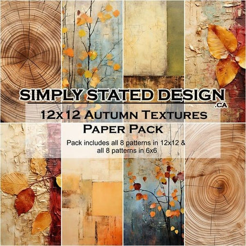 Autumn Textures - 12x12 Collection Pack