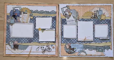 Born To Wander 12 x 12 Layout Kit