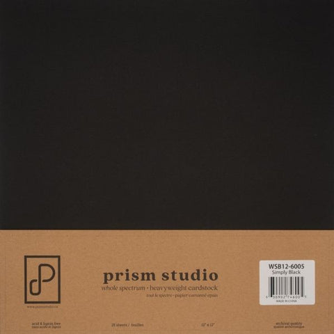 Simply Black - Cardstock
