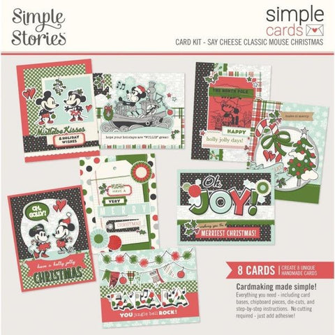 Say Cheese Classic Mouse Christmas - Simple Cards Card Kit