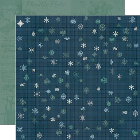 Simple Vintage Flannel Season - Ready, Set, Snow