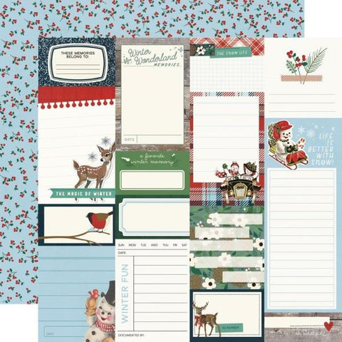 Simple Vintage Flannel Season - Journal Elements